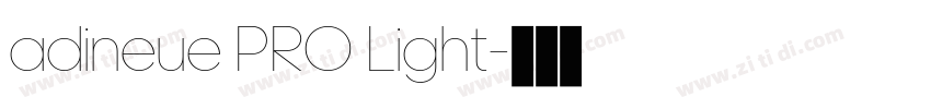 adineue PRO Light字体转换 adineue PRO Light字体转换
